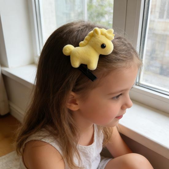 Sponka do vlasů Hejno Kreslený kůň Dekorace Pružinový design Kovové sponky do vlasů Dekorativní sváteční párty Sponky do vlasů Vlasové doplňky