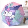 1pc Kuromi Dance Durable Cartoon Folding Umbrella, Portable 3-Fold Compact Umbrella for Men and Women, Suitable for Travel or Daily Use.V048