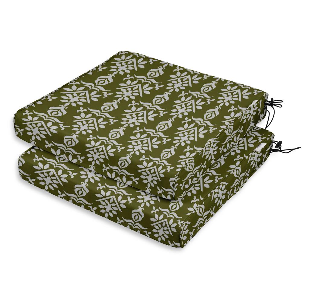 Vargottam Perfect Outdoor Indoor Square Corner Seat Cushions Water-Resistant Lounge Chair 18.5" X 16" Home Office Patio Furniture