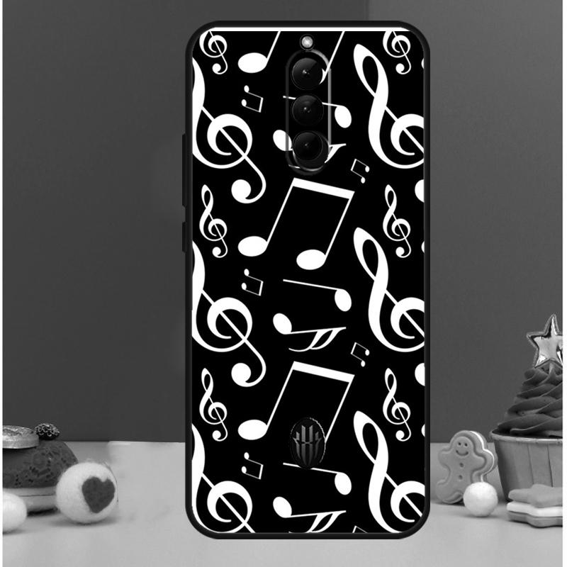

Treble Clef Music Note Case For ZTE Nubia Red Magic 11 Pro 8 9 10 8S 9S 10S Pro Plus 5G 6 7 6S 7S Pro 10 Air Cover Red Magic 9 Pro Plus