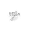 Swarovski [official Product Gift Bag] Matrix Rhodium Ring 5705761 5705762