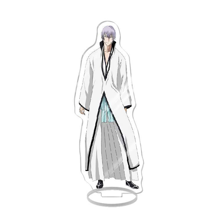 Hot Anime Bleach Figure Kurosaki Ichigo Urahara Kisuke Aizen Sousuke Cosplay Acrylic Stand Model Plate Desk Decor Standing Sign