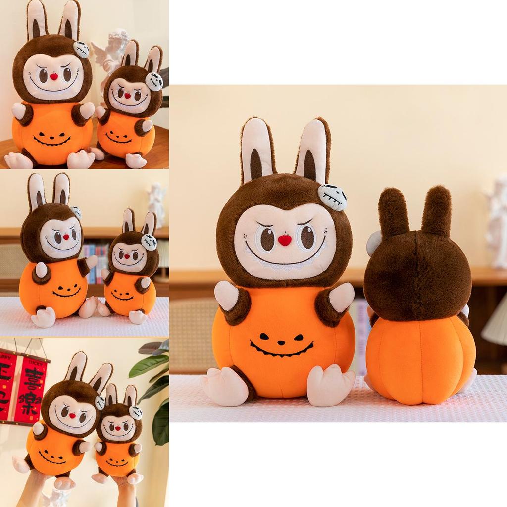 Adorable Halloween Pumpkin Plush Doll Soft Cute Bubble Mart Toy For Kids