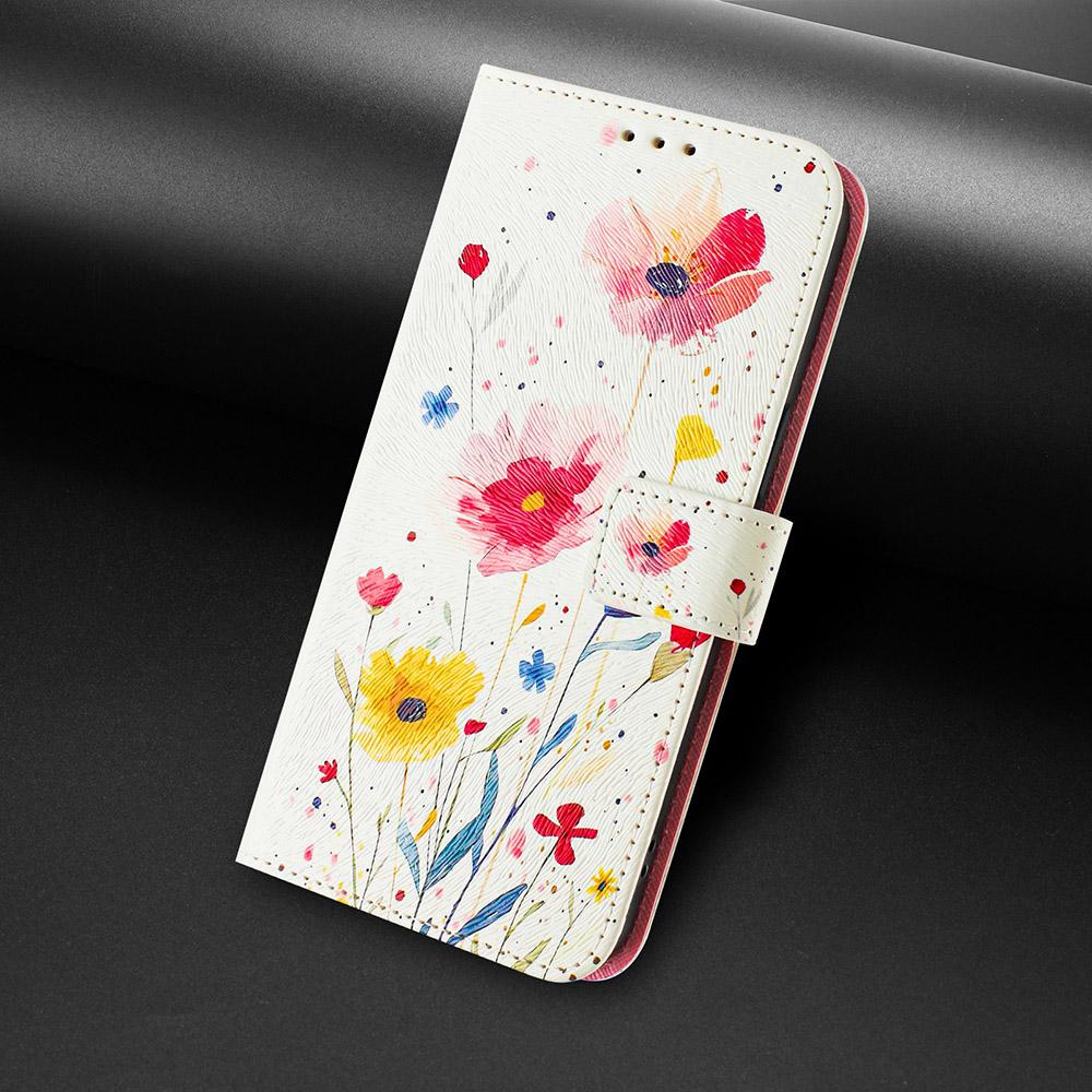 Coloured Drawing Wallet Case for BLU G95 G64 G54 G53 J12 C9 Bold N4 K50 K10 View 5 Pro Luxury Stand Card Slots Flip Phone Cover
