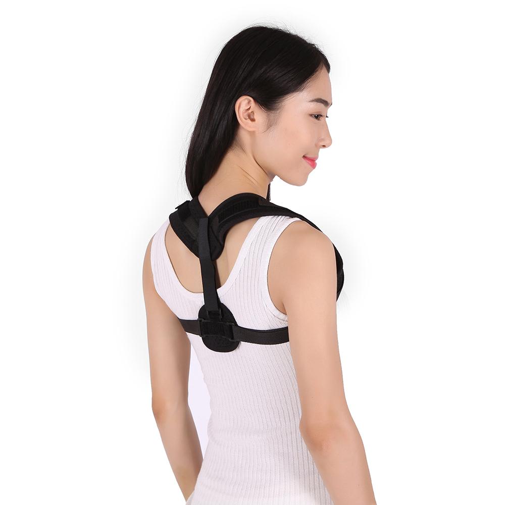 Back Straightener Posture Corrector with Ojeras Clavicle Support Lumbar Shoulder Pain Correction Brace Belt