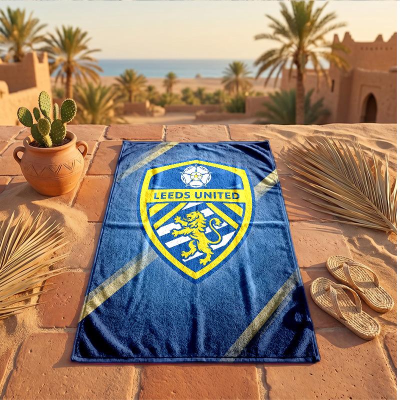 Leeds United Thema Strandtuch Weich Schnell?Trockenes Handtuch für den Sommerstrandurlaub beim Schwimmen