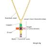 Zircon Pendant Necklace Crystal Cross Necklace for Women Jewelry Accessories