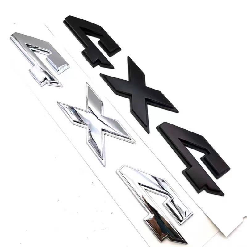 Off-road 4x4 Metal Car Sticker: Jeep Wrangler Compass Emblem for Modified Four-wheel Drive