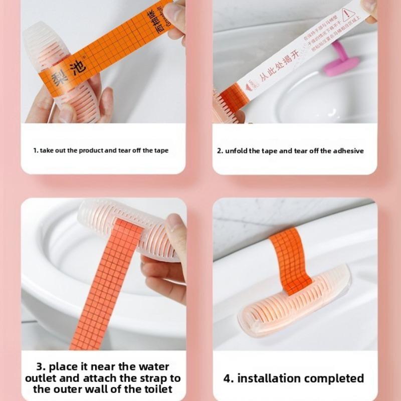 Toilet Cleaning Agent - Wall-mounted Deodorizer and Fragrance Enhancer - Automatic Cleaning with Long-lasting Fragrance for Home Bathrooms