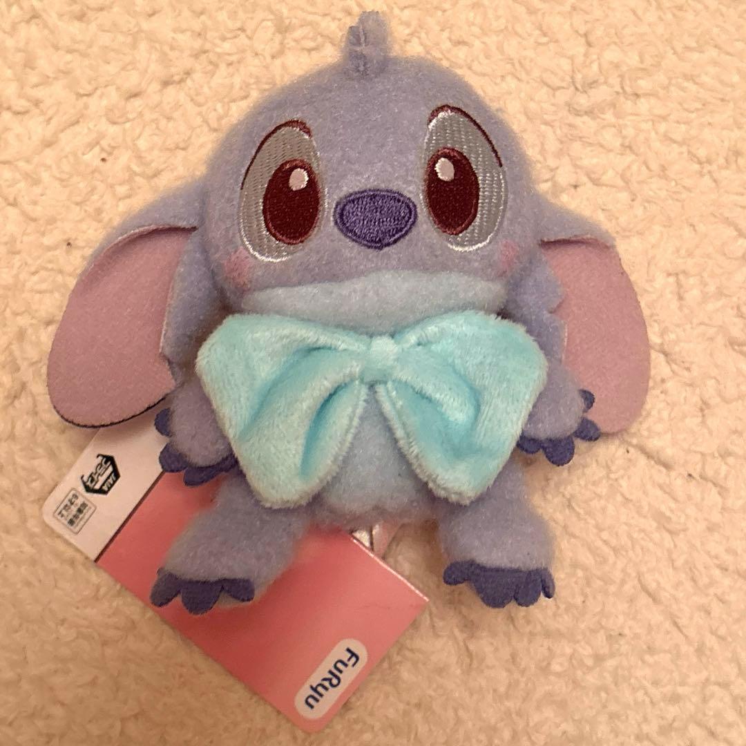Stitch Milky Boa Plush Toy Mascot FuRyu Disney