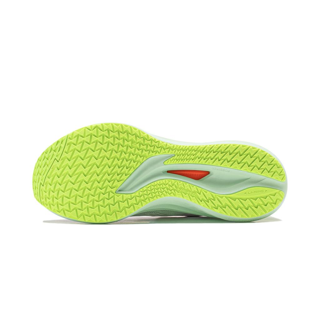 Li Ning Red Hare 7 Cushioning Slip Resistant Lightweight Low Top Running Shoes Women's White Green ARPV024-2