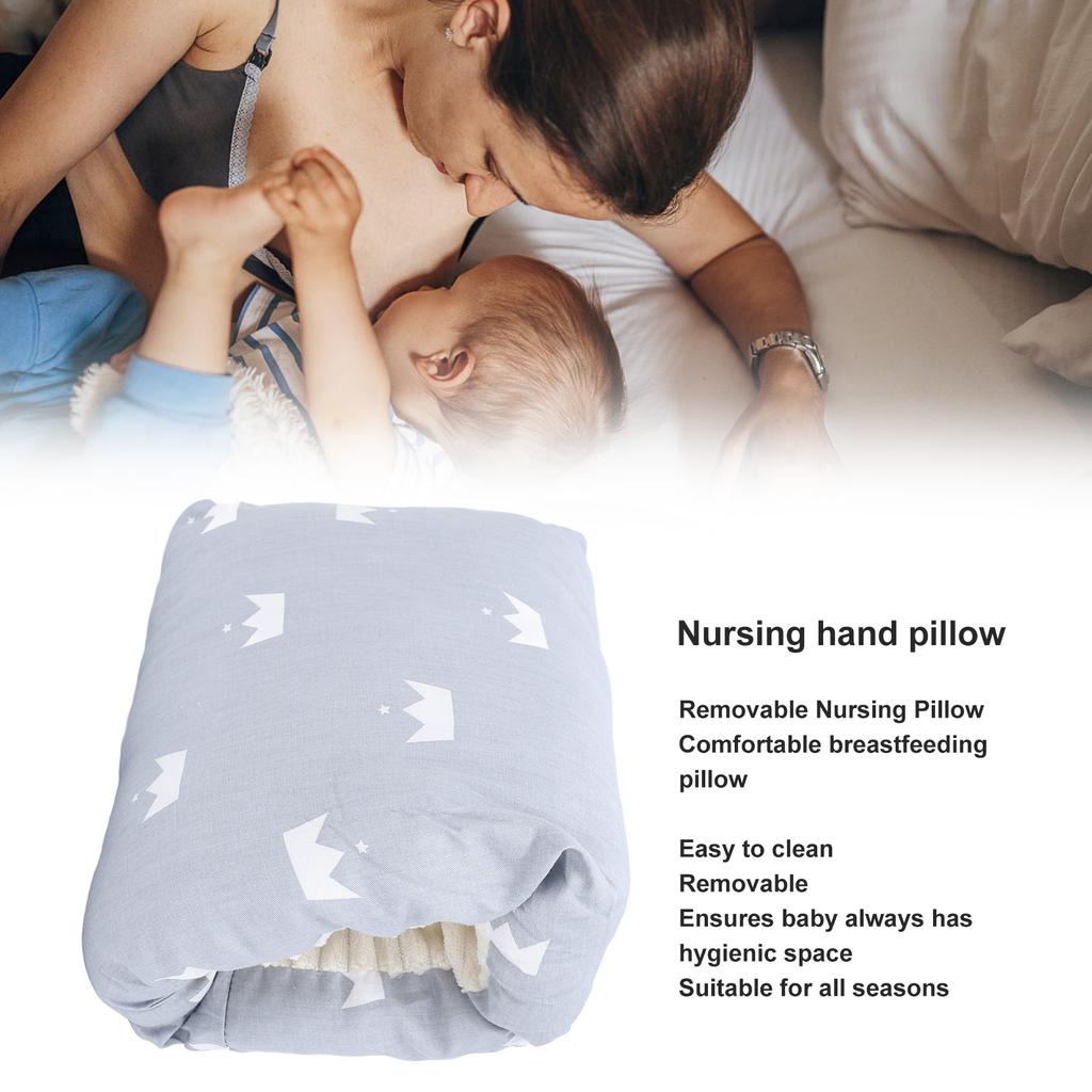 Nursing Hand Pillow Multifunctional Baby Neck Support Pillow Breastfeeding Cradle Arm Pillow for Infant