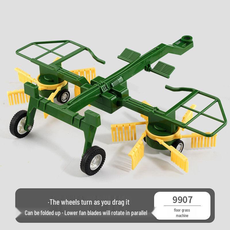 Children's Remote Control Harvester Tractor Toy - Educational Inertial Model for Kids 3+