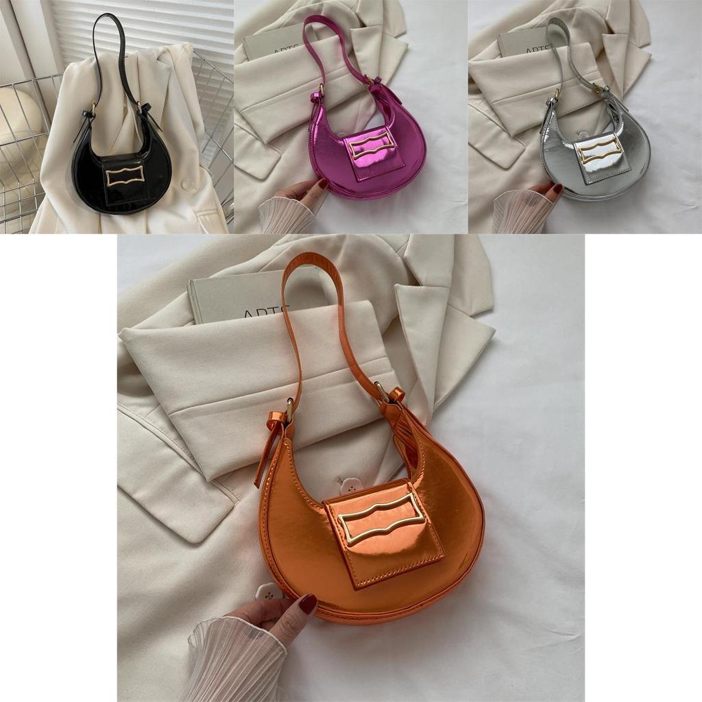 Trendy Chic Women's Shoulder Bag Simple Fashion Pu Material Street Style Small Crossbody Bag