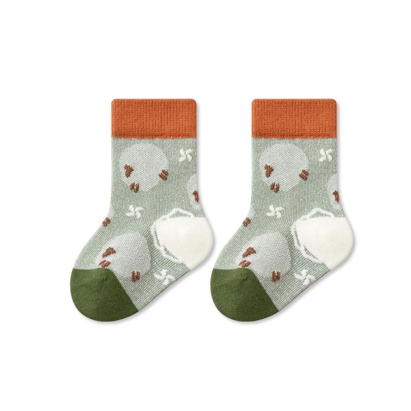 Kids Socks For Girls Boys Autumn Winter Cotton Baby Boy Girl Socks Fashion Cartoon Print Student Sport Children's Sock