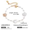 Stainless Steel Zirconia Bracelet - Elegant and Luxurious Women's High-end Jewelry, Titanium Steel Hand Accessory