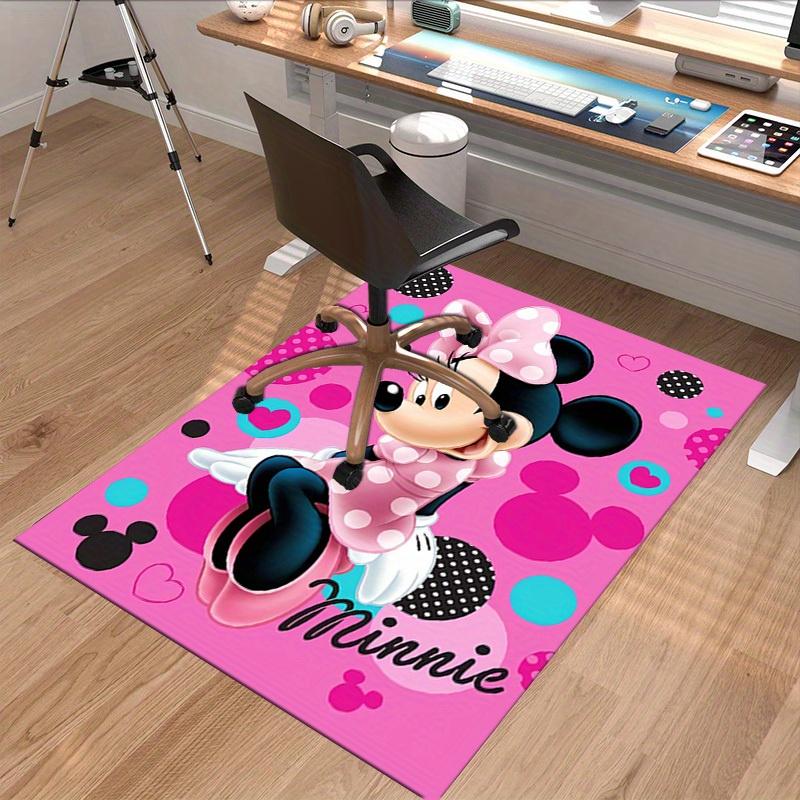 1pc. Cute Minnie Mouse Pink Polka Dot Rug for Home Office Chair Cover Outdoor Gift Decorationz041029