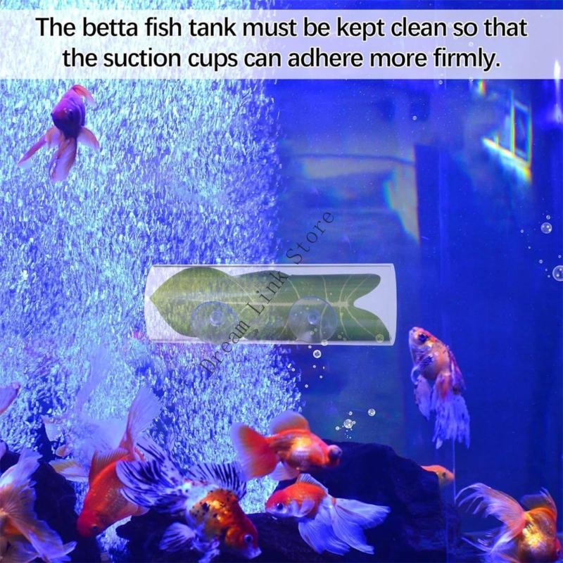 

Q1FD Green Artificial 3D Print with Suction Cup for Terrarium Hideouts Home Decors CN