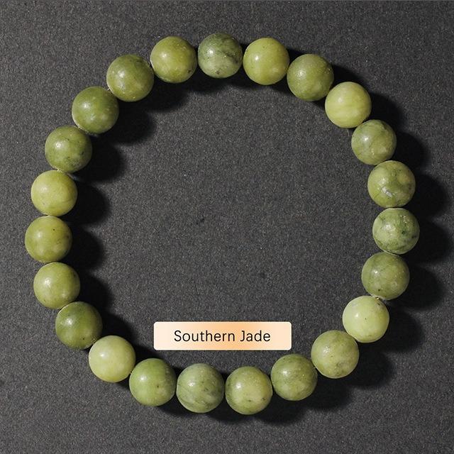 Festive Gifts Assorted Natural Stone Beaded Bracelet Set Crystal Fashion Jewelry For Men And Women Daily Wear Simple Versatile Accessory