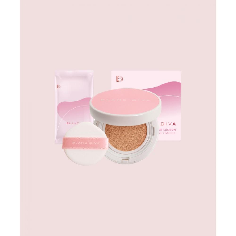 Blancdiva Glow On cushiOn Set  Main Item+refill 
