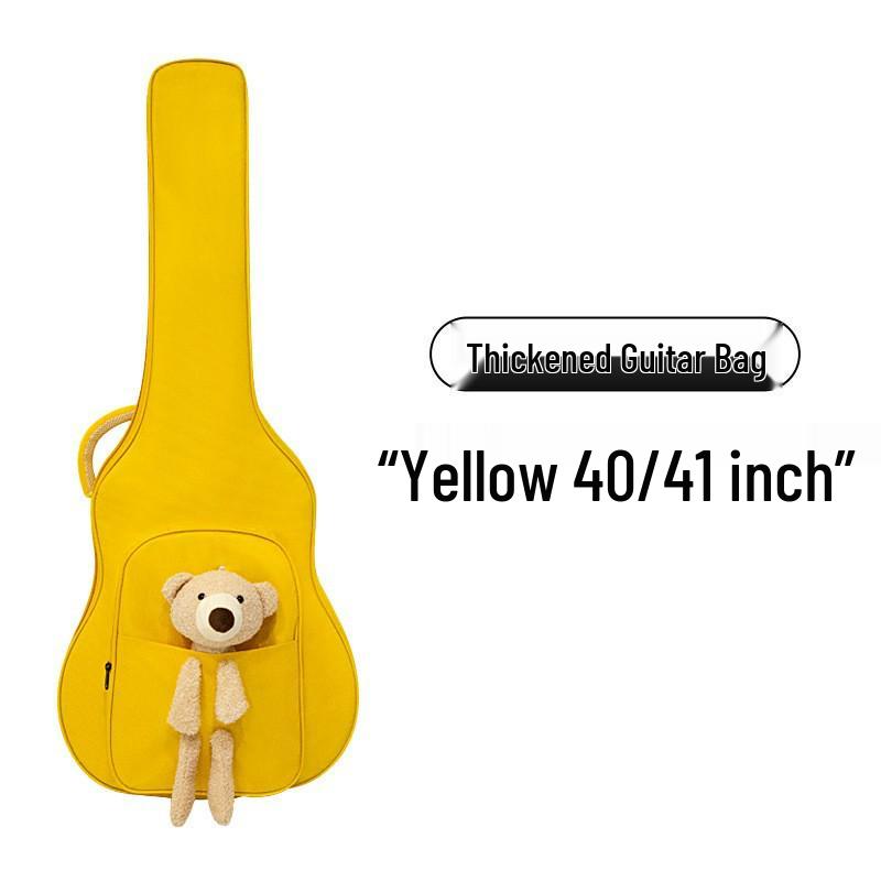 Akusticus Folk Guitar Gig Bag: Cute Personality Backpack for 40/41/36 Inch Guitars