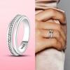 925 Silver Stackable Infinite Heart Daisy Flower Ring for Women Original Silver 925 Rings Brand Jewelry Gift