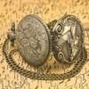 Classic Western Riding Cowboy Horse Quartz Pocket Watch Retro Men's Women's Necklace Pendant Gift