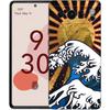 Golden Great Wave Kanagawa Surf Phone Case For Google Pixel 8 A 7 6 Pro Soft Shell For Pixel 6A Silicone Shockproof Black Cover