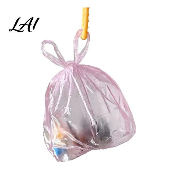 Simulated Trash Bag Toy Garbage Shaker Pendant Lightweight Portable Ornament with Buckle Fun Keyring 3D Printed Creative Novelty Keychain