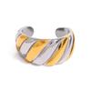 Wholesale High End Waterproof Three-dimensional M Letter Hollow Stainless Steel Finger Ring Trendy for Women Personalize Jewelry