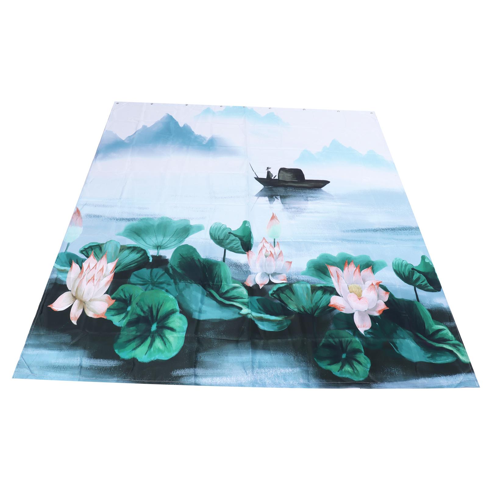 

Блэкаут шторы Водонепроницаемая шторка для душа с цветочным узором Оконные панели для спальни, гостиной, кабинета, отеля 180x200cm