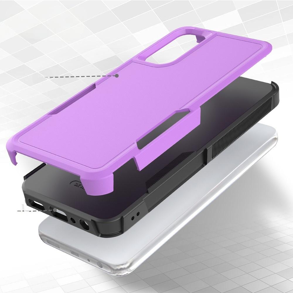 Armored Case for Samsung Galaxy A05s 4G, Dual Shockproof, Purple