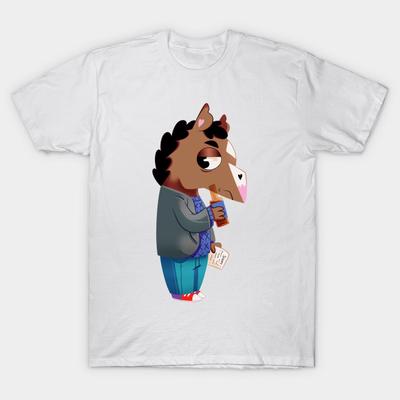 T Shirt Women Bojack Horseman Harajuku Print Kawaii Tshirt Summer Short Sleeve Female T-Shirt Top Tee