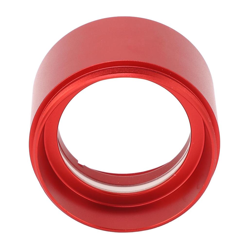 Microscope Objective Lens 0.5X 48mm Thread Blue Light Blocking Microscope Objective Lens Accessory Red