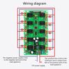 Portable 10 Channel DC12V Remote Switches Easy Installation Designs Portable Accessory for Lighting and Security System