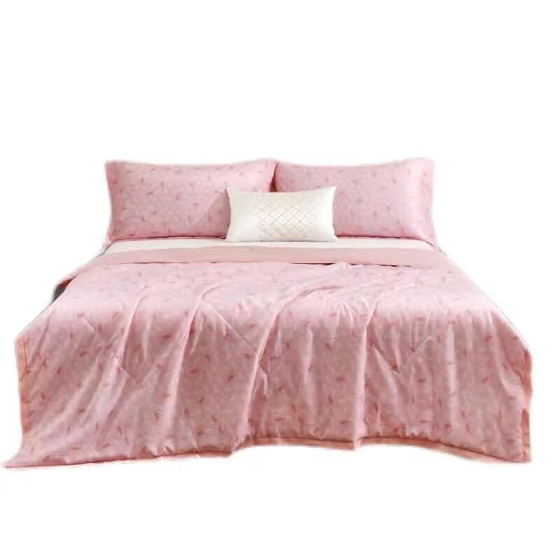 Burenshu Printed Lyocell 50% Grey Duck Down All-Season Duvet Set