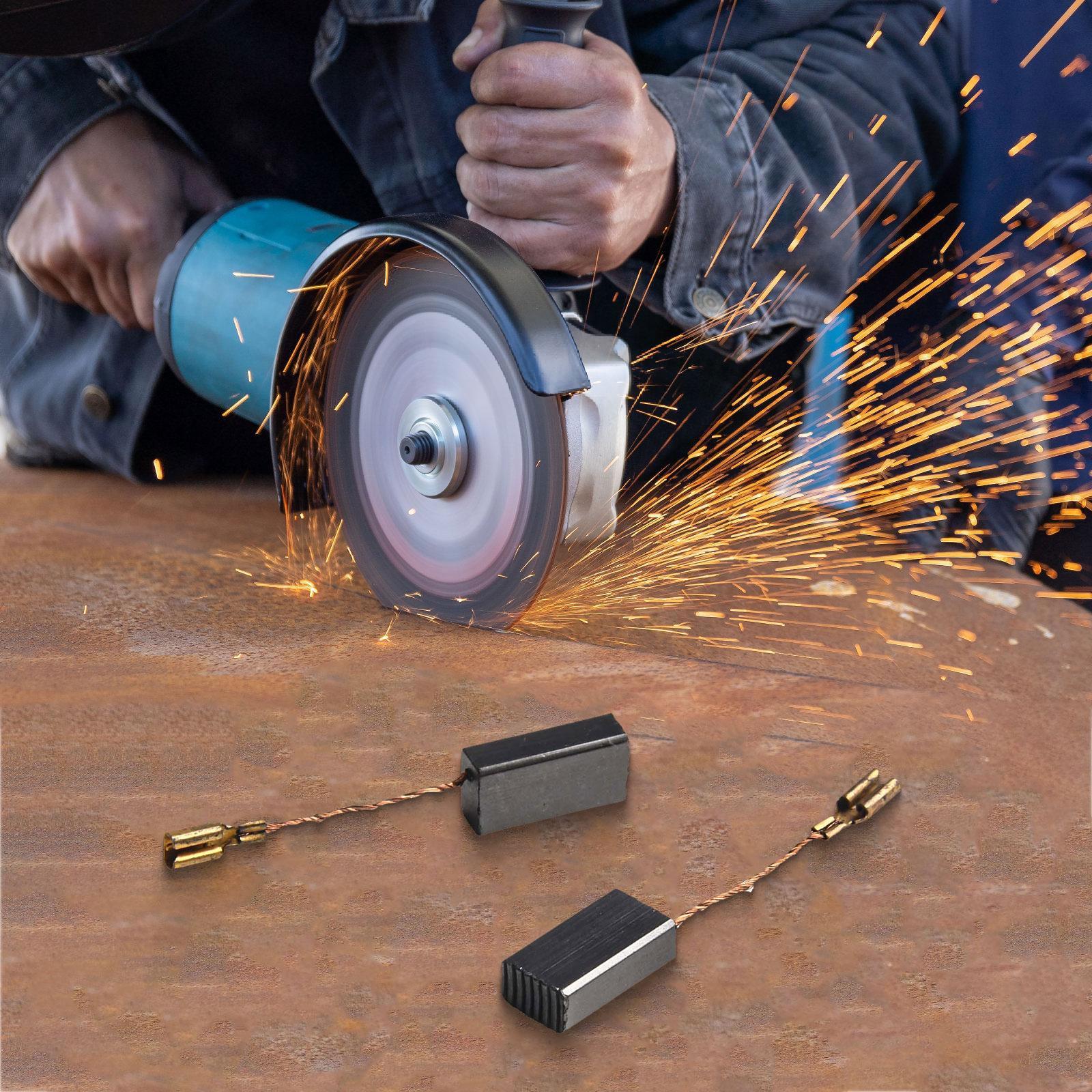 

1619P11715 Angle Grinder For Maintenance Black Carbon Brush For Electric Grinder Brush Suitable For Power Tools Black Color China Mainland