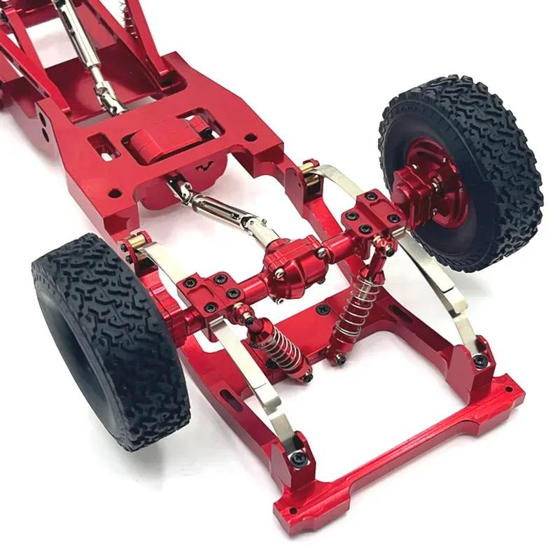 Rear Axle Fixed Component Shock Absorber Spring Plate for MN82 LC79 Metal Upgrade Parts Kit RC Car OP Accessories Truck Buggy