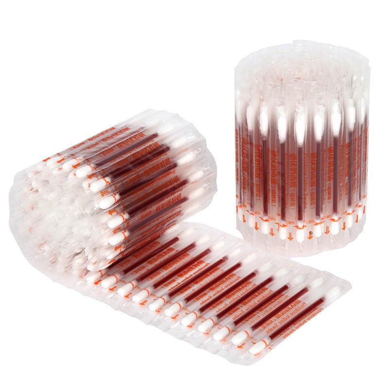 Portable Disposable Iodine Cotton Swabs for Baby Umbilical Care and Acne Treatment