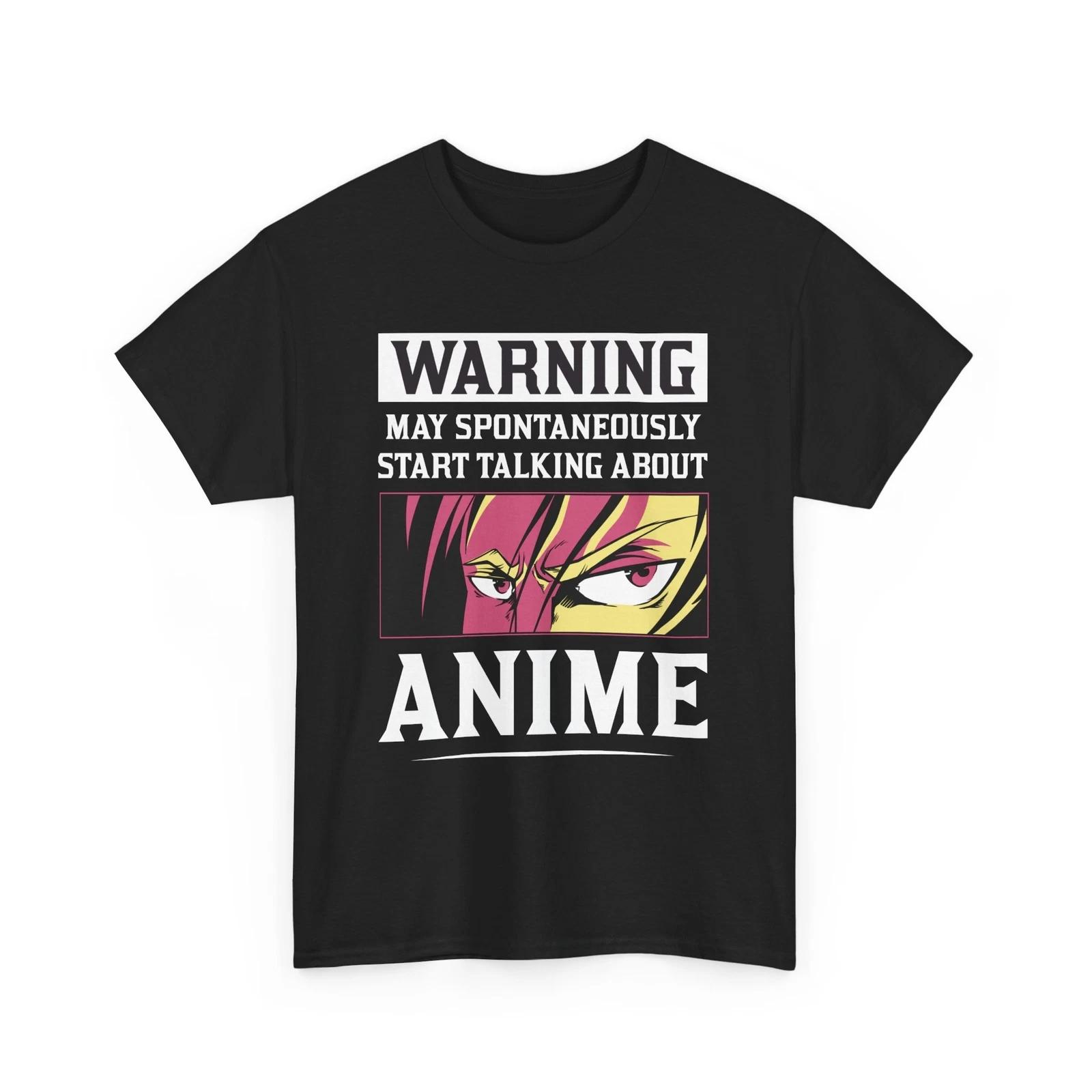 Start talking about ANIME T-Shirt | Otaku Inspired Graphic Tee | Manga Fashion 2XL