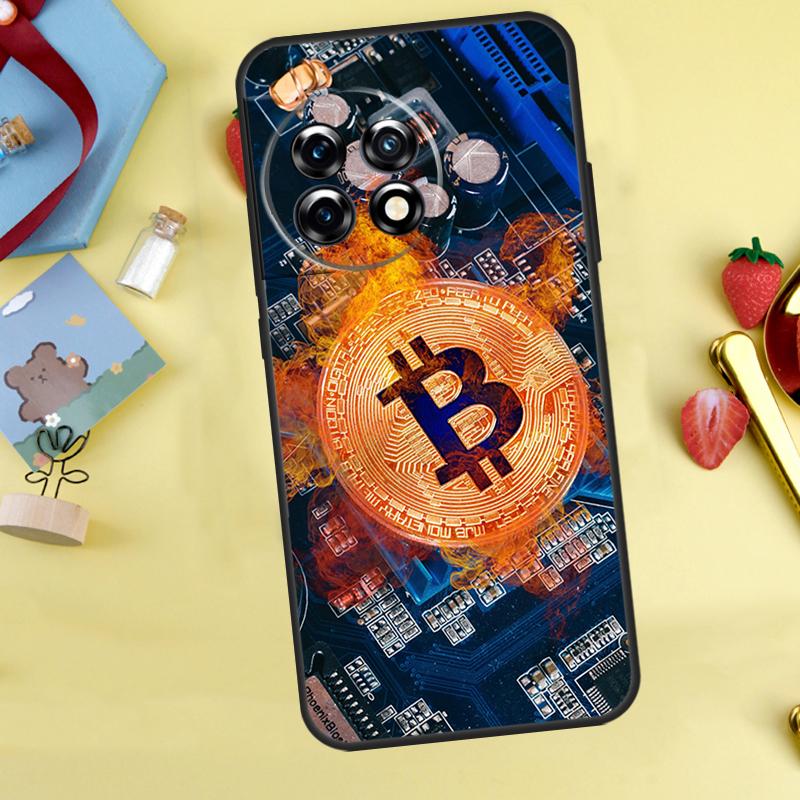 Bitcoin Coins Funny Case For OnePlus Nord 5 CE 2 3 4 Lite N20 N30 OnePlus 15 12R 13R 13 12 11 10 10T 13T Cover