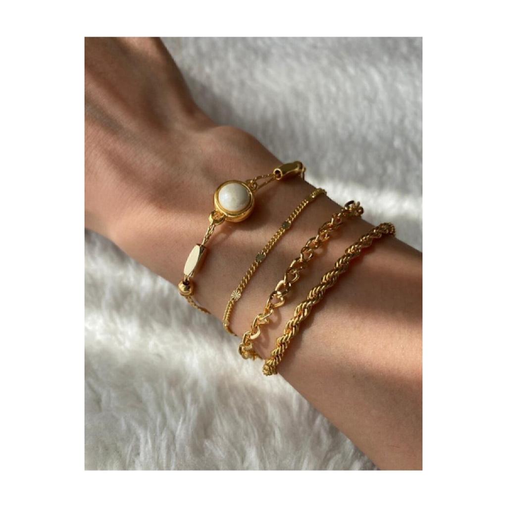 Sunny Days Vierfach-Kombinationsarmband