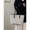 IELGY Retro All-Match Commuter Large-Capacity Tote Bag Shoulder Handbag