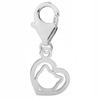 Silver Pendant Heart With Kitten Cat Kitten Little Heart Heart 925 Silver