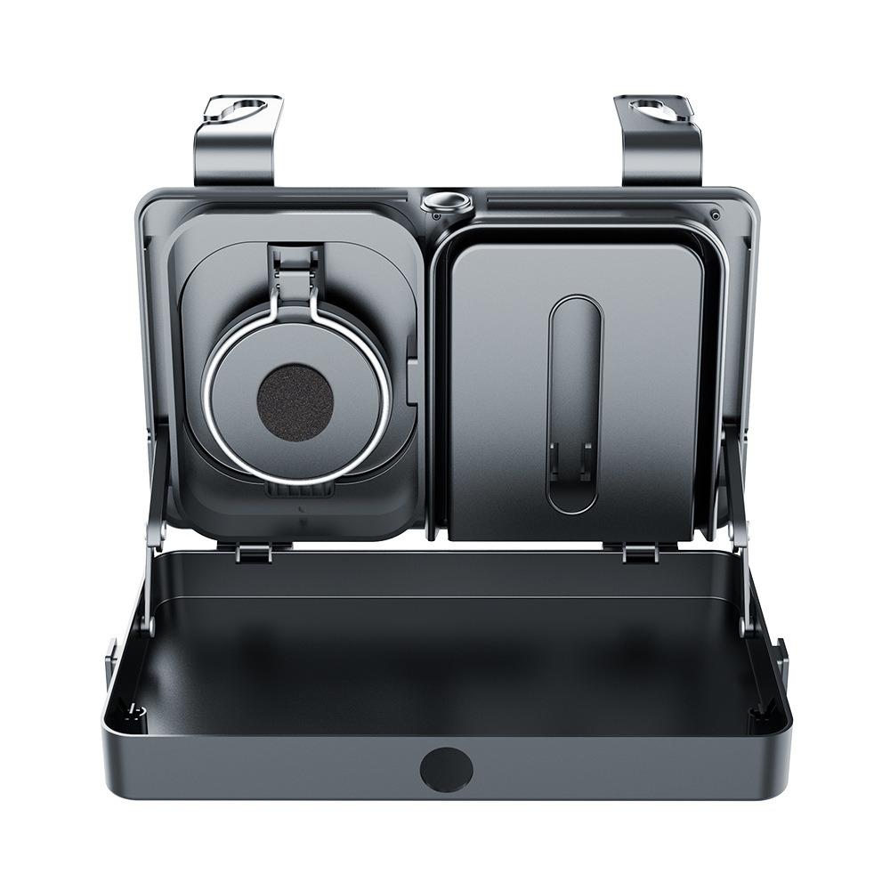 Foldable Car Backseat Organizer Portable Backseat Food Tray Car Seat Tray Table  Auto Dining чёрный