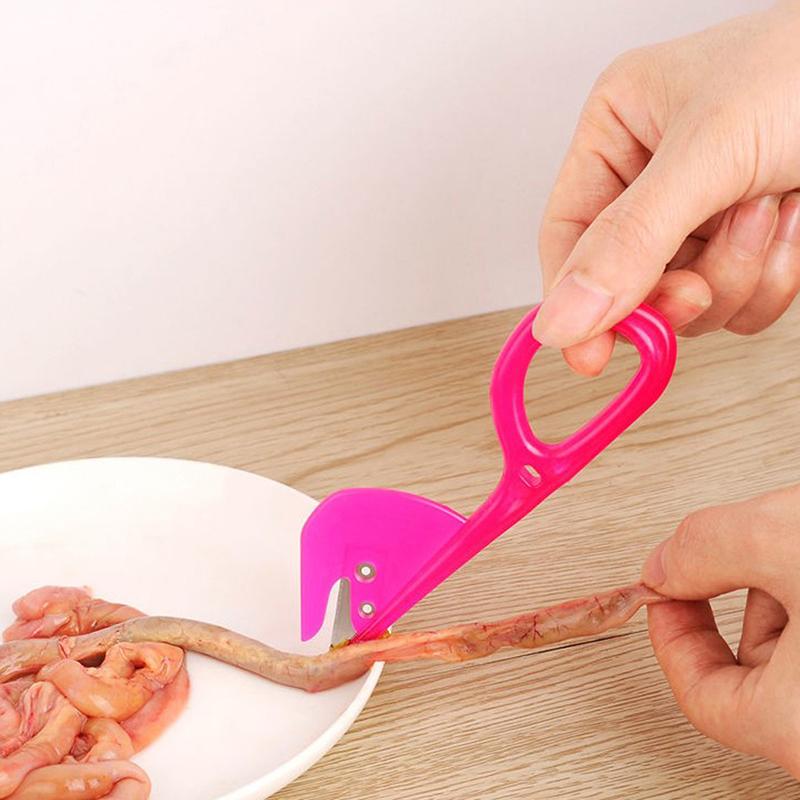 1Pc Stainless Steel Thickened Poultry Intestine Scissor Chicken Duck Goose Kitch