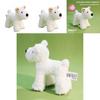 Plush West Highland Terrier Dog Toy With Super Soft Short Pile For Kids And Collectors