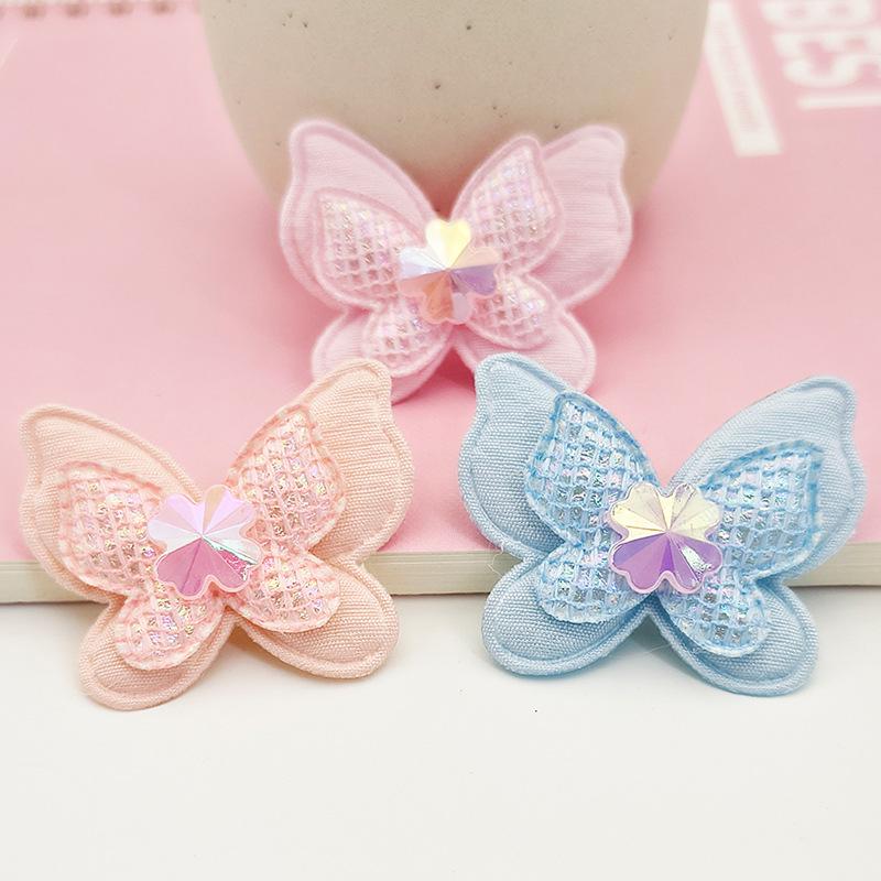 Butterfly Double Layer DIY Kit: Bags, Shoes, Clothing, Socks, Fabric, Hair Clips, Brooches Accessories