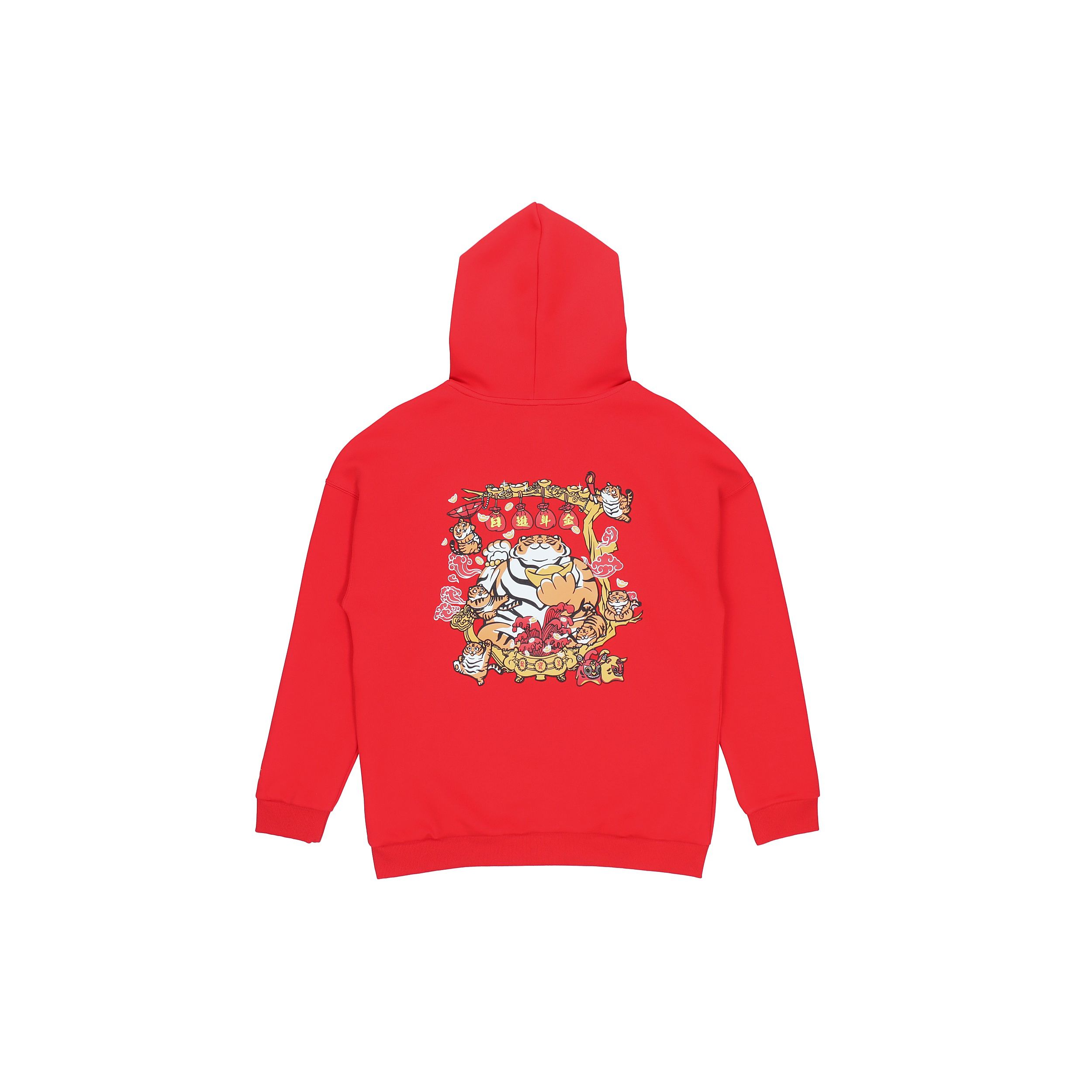 Li-Ning Trendy Sports Series Daily Gold Collection Casual Loose Hoodie Men Tops Red AWDS159-2 XL