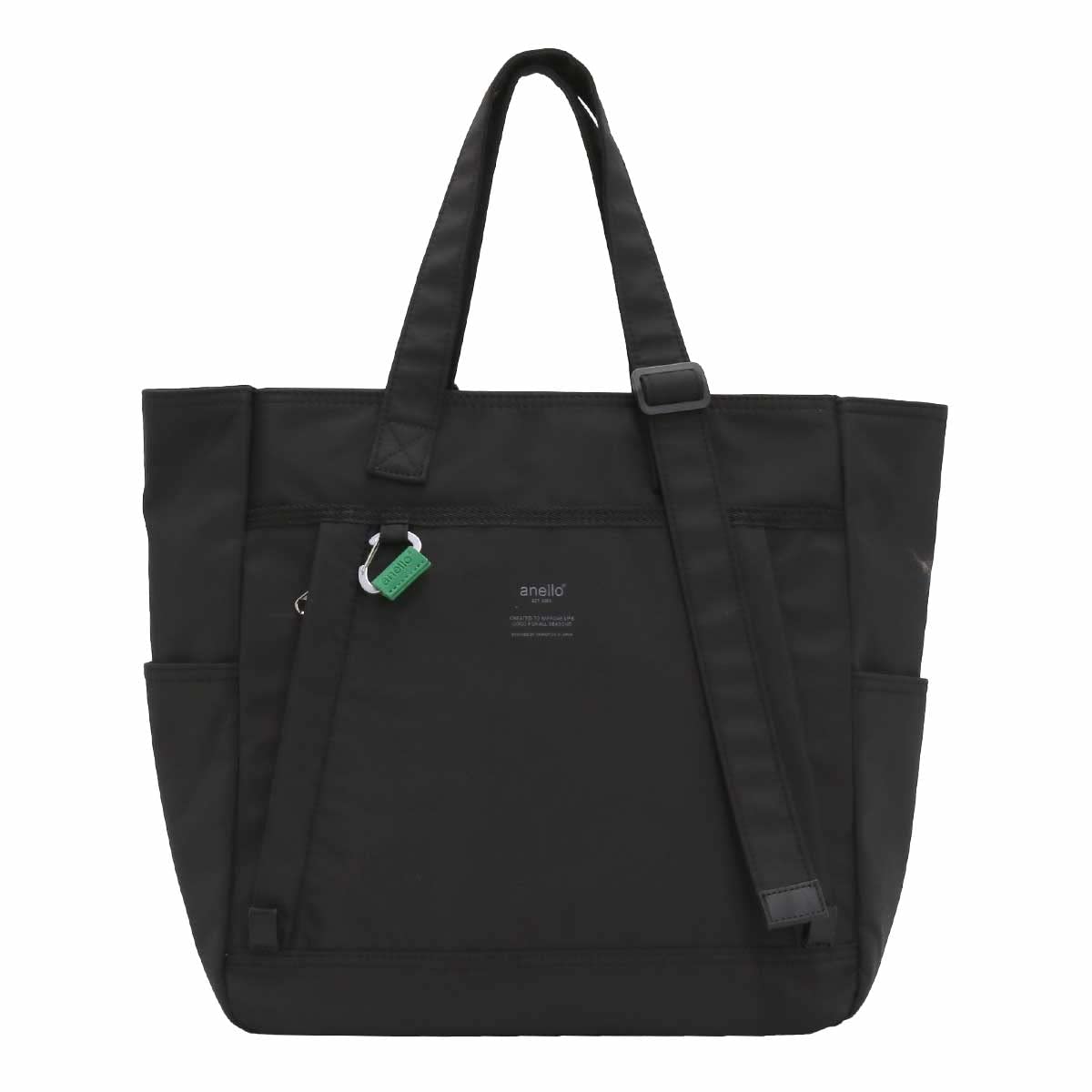 

Tote Bag A4 Water BASE ATM0523 Black [Anello] Repellent/Multi-storage чорний